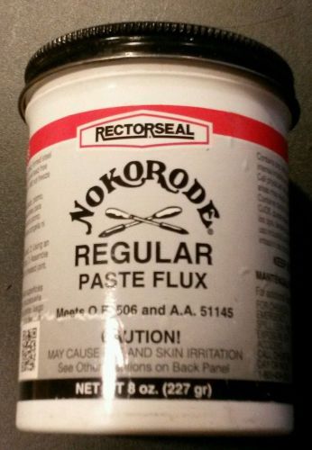 Rectorseal Nokorode Regular Paste Flux 8oz Brush In Can Lead Free