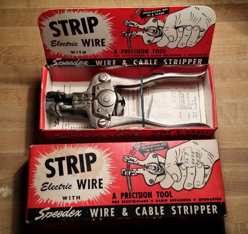 VINTAGE SPEEDEX WIRE AND CABLE STRIPPER No. 766-1
