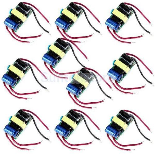 10 xled driver 85-265v 1w constant voltage power supply transformer 280-300ma for sale