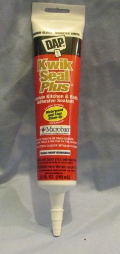 DAP Kwik Seal Plus Premium Adhesive Sealant 5.5 fl. oz. New