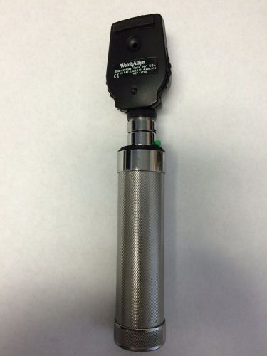 Welch Allyn 3.5v Coaxial Ophthalmoscope, model 11720 w/ handle &amp; battery.
