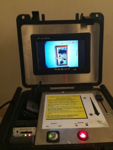 Iztrac push cable video system with sonde am 200 inspection camera for sale