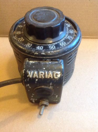 Vintage Variac 115v Input 5a 50-69~ General Radio Co Cambridge Mass US Patent
