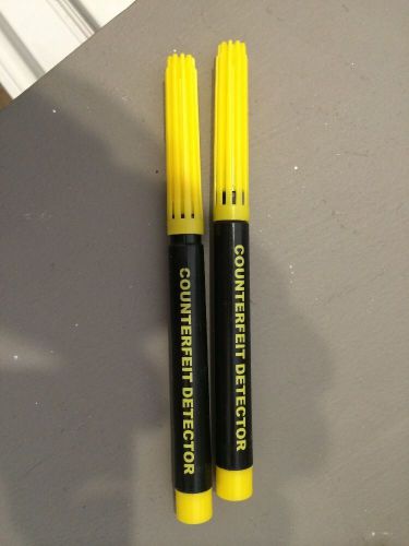 Counterfeit Bill Detector Set Of 2 Markers