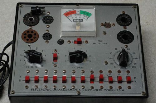 EMC Model 213-215 Tube Transistor Tester vintage electronic