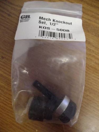 GARDNER BENDER KOS-500B MECH KNOCKOUT SET 1/2&#034; NEW