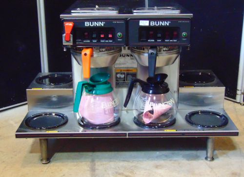 Bunn coffee maker model cwtf 0/6 6 burners-2 brewers &#034;nice&#034; works good! s768 for sale