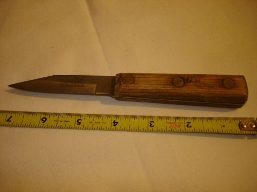 L@@K .... Old Colony 7&#034; Knife WOOD HANDLE ....GREAT