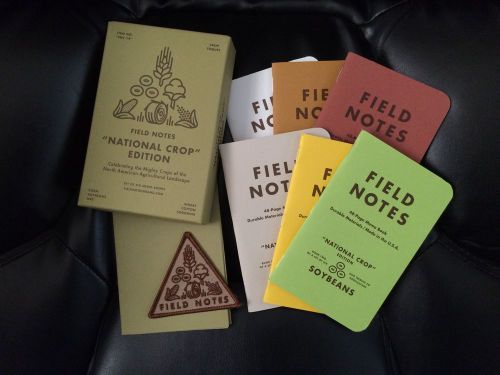 Field Notes Brand National Crop Spring 2012 Limited Edition Box Set notebooks