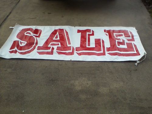 Sale banner 34&#034; x 80&#034; for sale