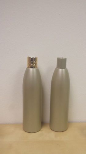 284-12 oz  tapered bullet plastic bottle 24/410 (champagne) w/gold or champ caps for sale