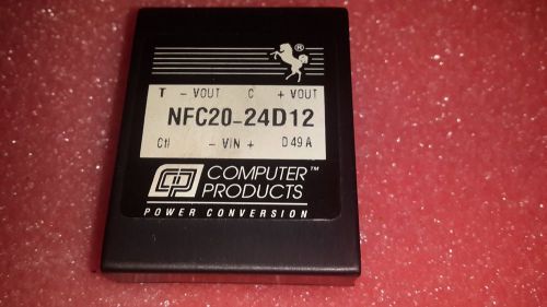 1x COMPUTER PRODUCTS NFC20-24D12 , 20WATTS 2-OUTPUT 20 W DC-DC