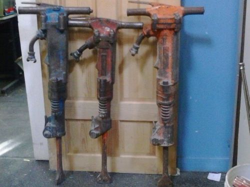 Pnuenatic Jackhammers; Ingersoll Rand 90 lb,Thor England Ltd. 75 lb,