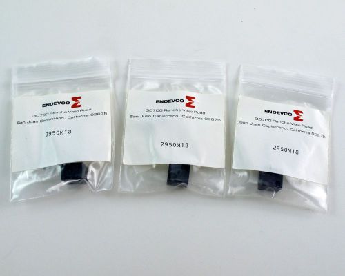 (3) NEW Endevco 2950M18 Accelerometer Triaxial Mounting Blocks w/ Hardware