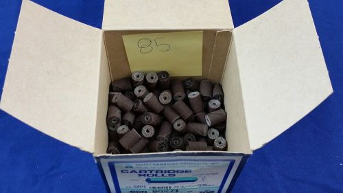 Box of 85 merit 08834180271 cartridge rolls 1/2&#034; x 3/4&#034; x1/8&#034; grit 100 free ship for sale