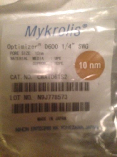 Mykrolis Optimizer D600 1/4&#034; 10nm Filter Cartridge