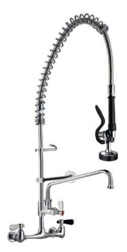 Home kitchen pre-rinse faucet sink 12&#034; add-on restaurant stainless steel silver for sale