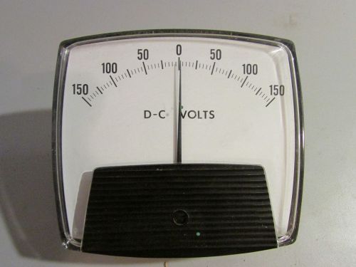 GE Penal Meter 150-0-150 D-C Volts