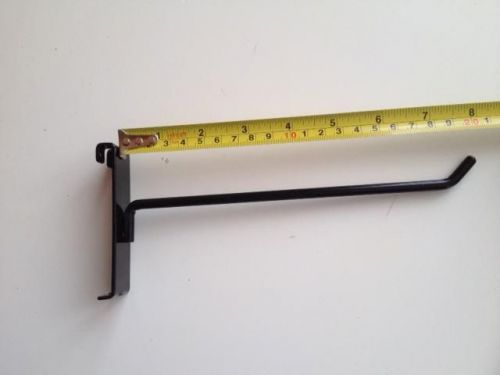 8&#034; Gridwall Hooks - 50 Black Hooks With 1/4&#034; Dia. Wire For Grid Panels and Walls