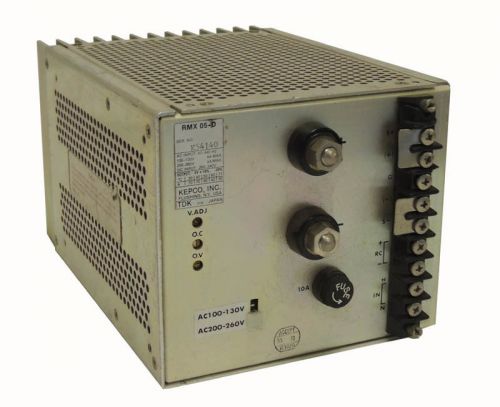 TDK Kepco RMX 05-D Power Supply Stabilized Hi-Freq Modulated Inverter / Warranty
