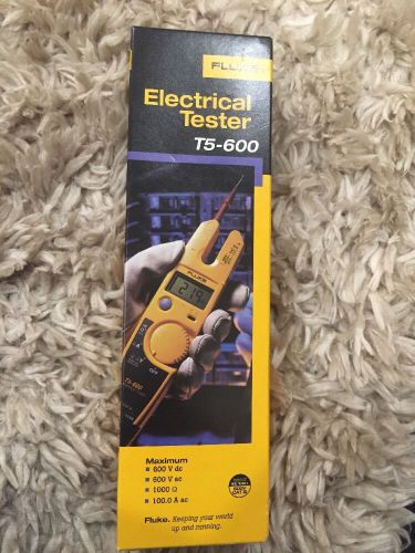 Fluke T5-600, 600V Voltage, Continuity and Current Electrical Tester