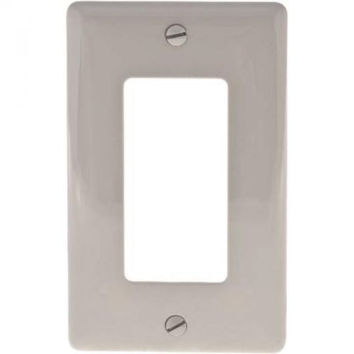 Decorator Wallplate 1-Gang Gray HUBBELL ELECTRICAL PRODUCTS NP26GY 883778102424