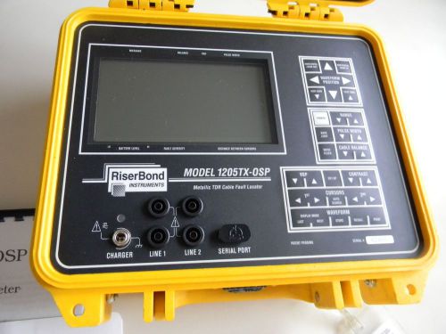 Riserbond 1205TX-OSP Metallic TDR Cable Fault Locator TSCM Bug Detector