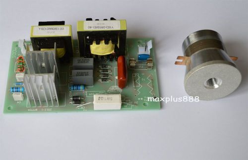 1pc power driver board 110vac+1pc 50w 40khz ultrasonic transducer cleaner new for sale