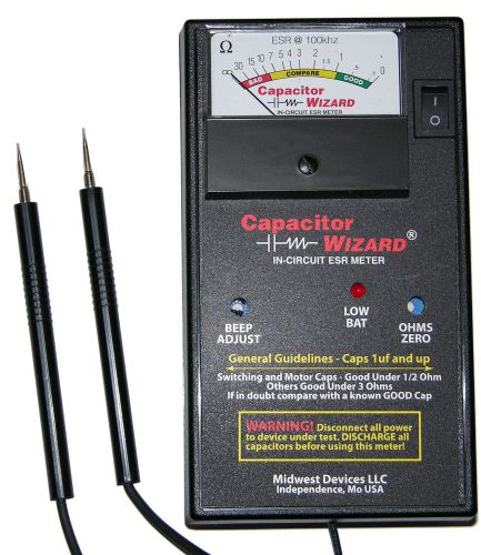 CAP1B ESR Capacitor Wizard Capacitance ESR Tester/Analyzer Test Caps In Circuit