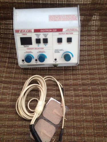 Excel Isotron 220 Low voltage A.C. Muscle Stimulator