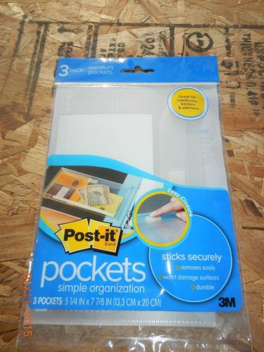 Post-It Pockets Simple Organization Expandable 3 Pack