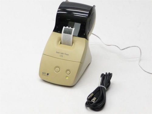 Seiko instruments sii smart label lable printer slp 100 thermal transfer usb for sale