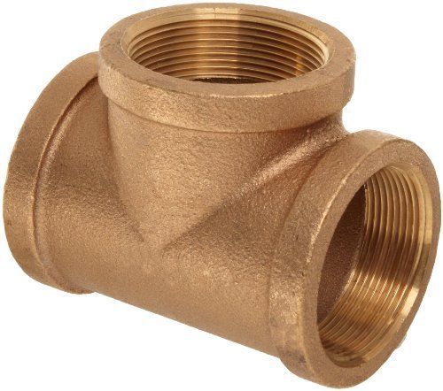 Brass pipe fitting  class 125  tee  2-1/2&#034; npt female for sale