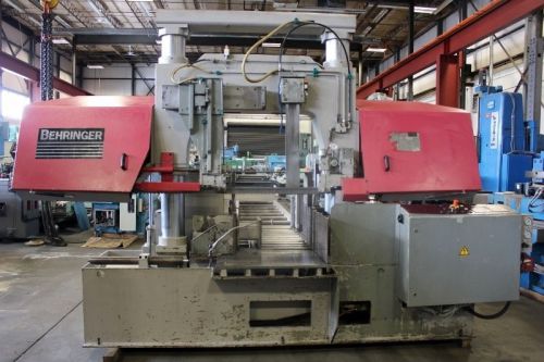 #hbp 650a behringer 25.6&#034; x 25.6&#034; horizontal band saw w/ shuttle feed (new 1997) for sale