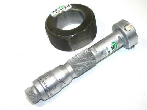 Brown &amp; sharpe intrimik inside micrometers w/ setting master 1.200- 1.400&#034; for sale