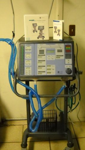 Nellcor 740 puritan bennett ventilator, with manual &amp; stand for sale