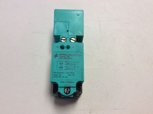 PEPPERL + FUCHS NJ20+U2+W4 20-250 VAC Proximity Switch Sensor NJ20U2W4