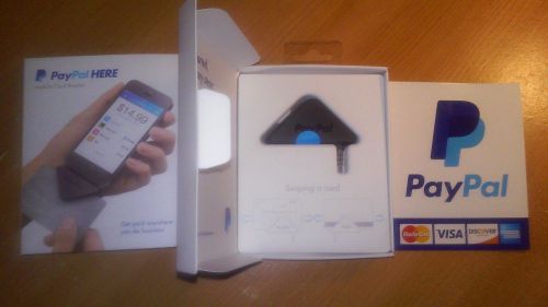 PayPal Here Mobile Credit Card Reader - Android, iPhone, Smartphone Black 3.5mm