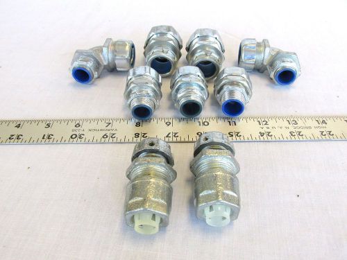Liquid tight straight &amp; 90 cord connector 1/2 and 3/4 for sale