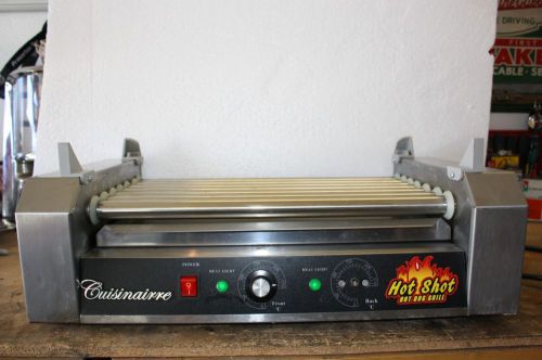 CUISINAIRRE 18 Hot Dog Commercial/Home 7 Roller Grill Cooker Stainless
