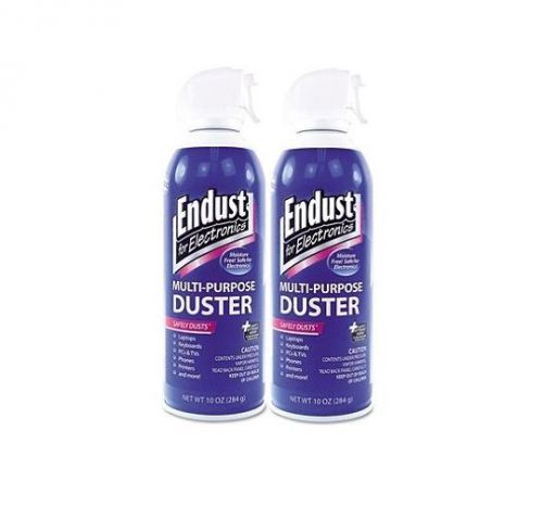 Endust Compressed Air Duster for Electronics 10 Oz 2 Per Pack END11407 New