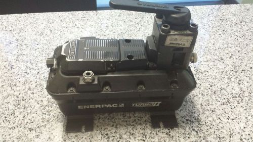 Enerpac pamg-1405n turbo ii air hydraulic pump with 4 way manual valve for sale