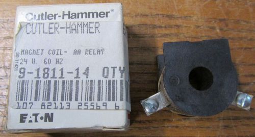 New nos cutler hammer 1811-14 magnetic coil 24 volts 60 hertz for sale