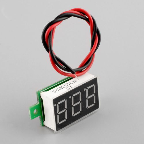 Green 0.36 inch dc 2.7-30v voltmeter gauge voltage volt detector display for sale
