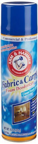 Arm &amp; Hammer 84128 15-Ounce Fabric And Carpet Foam Deodorizer Can (Case of 6)