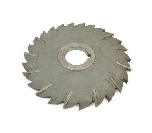 HANITA Staggered Teeth side milling cutter 6&#034;X1/4X1.1/4&#034; (sn 123)