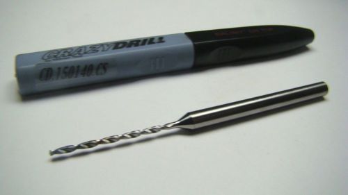 MIKRON CrazyDrill Carbide Coolant Drill 1.40mm x 23.4mm x 4 CD.150140.CS [1987]