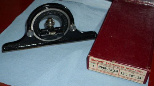 One original Starrett type PNR-1224 protractor head - in original box