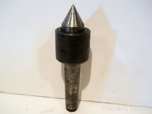 Used Skoda Steel Live Center with Morse Taper #3, Approx. 6-1/4&#034;, 3-CSN 243324