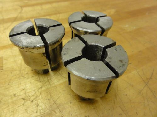 (3) clean kennametal erickson &#034;g&#034; style tap collets gtc tapping cnc for sale
